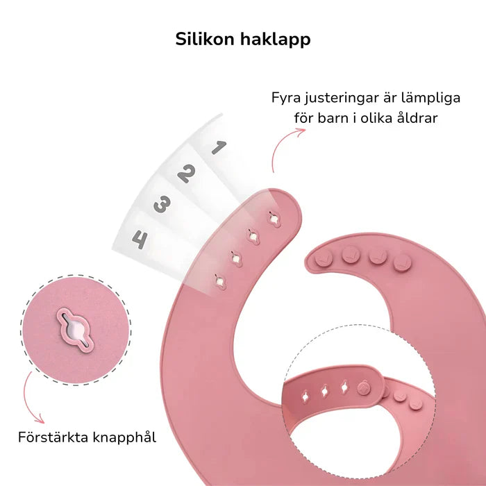 BabyVille - Matsett i 5 deler med sugekopp